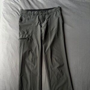 Patagonia Women's Happy Hike Full Length Pants Size 2 Black / Dark Gray